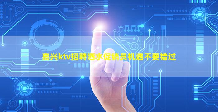 嘉兴ktv招聘酒水促销员机遇不要错过